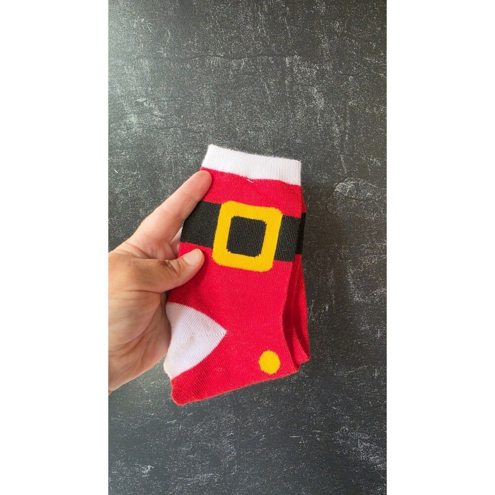 Young Adult Christmas Santa Socks New